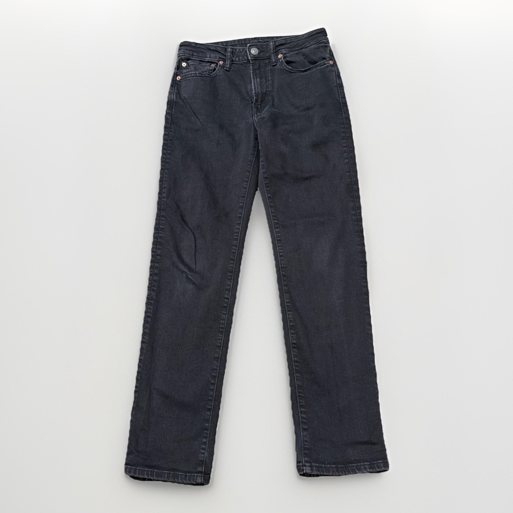 American Eagle Jeans Mens 28x32 (Fits 29x29)‎ Airflex + Slim Straight Black